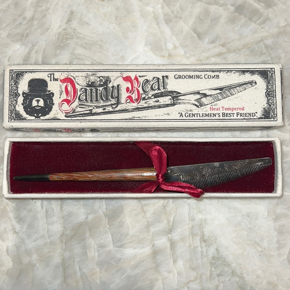 Dandy Bear Black Grooming Comb